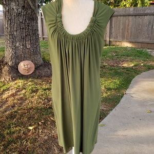 Evan-Picone Emerald Green Dress